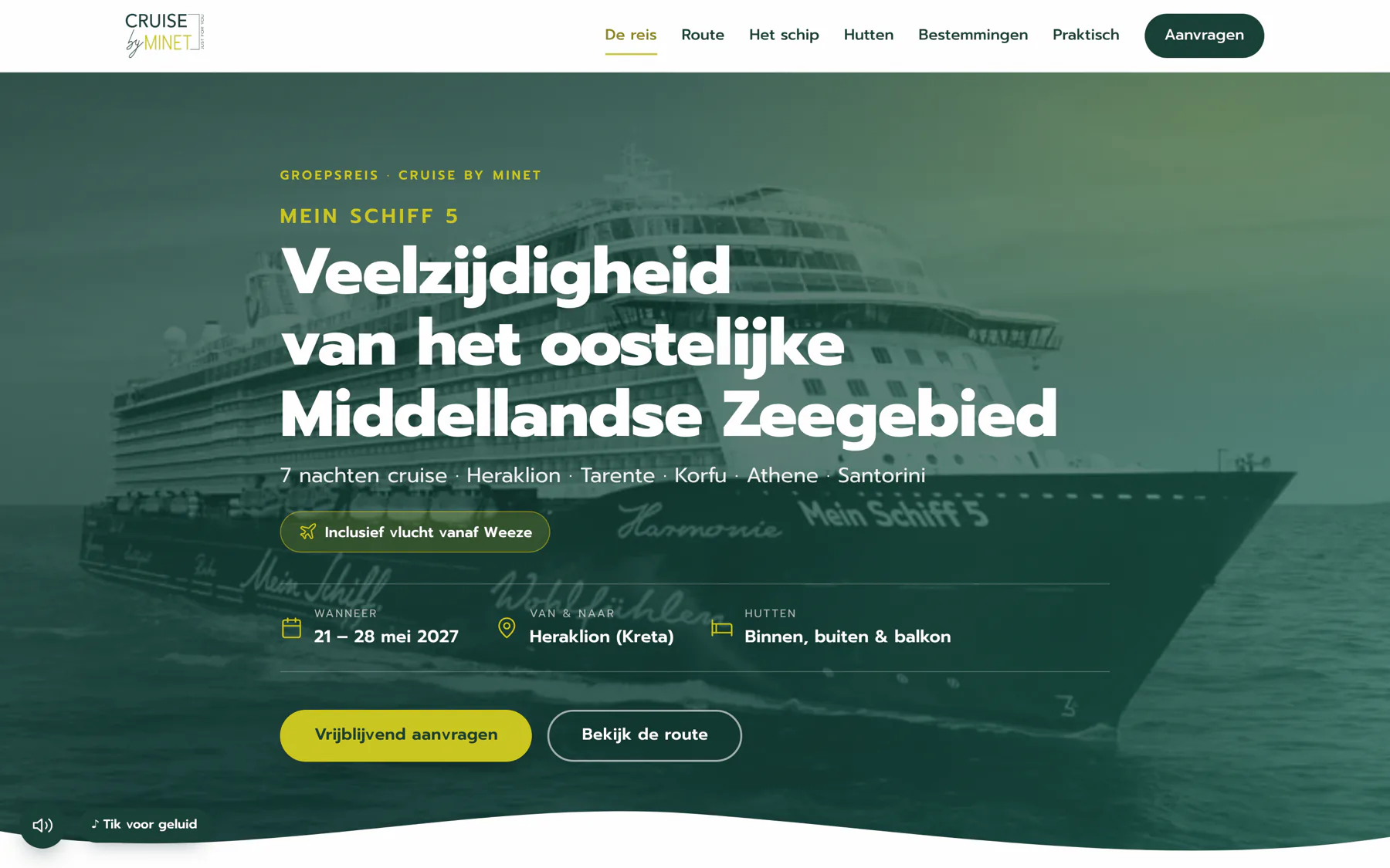 Mein Schiff 5, groepsreis
