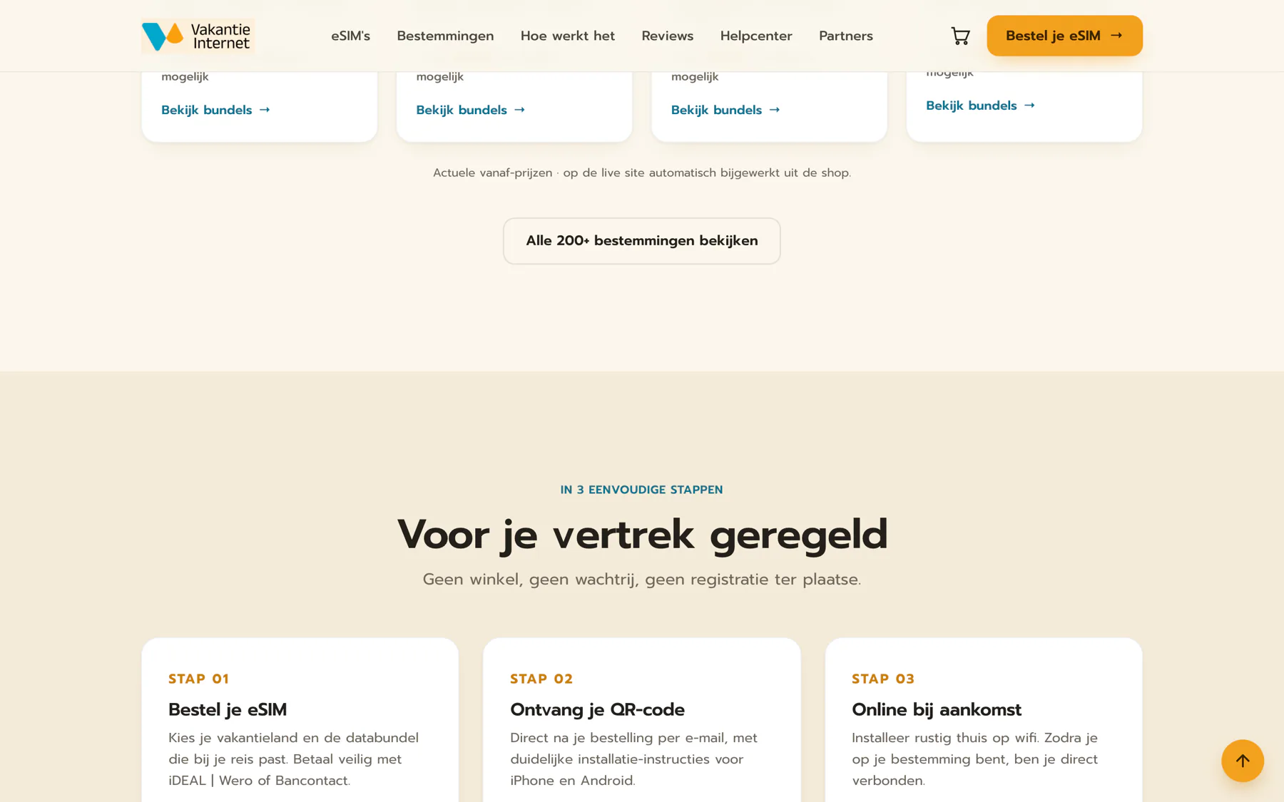 Bestellen, QR-code ontvangen, online bij aankomst. In drie stappen uitgelegd, want een eSIM is voor veel reizigers nieuw.